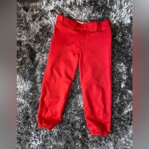 Mizuno Women’s Softball Pants, Red, Size Small